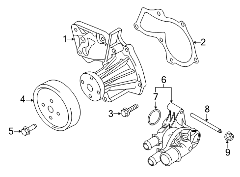 2018 Ford Escape Water Pump Diagram 1 - Thumbnail