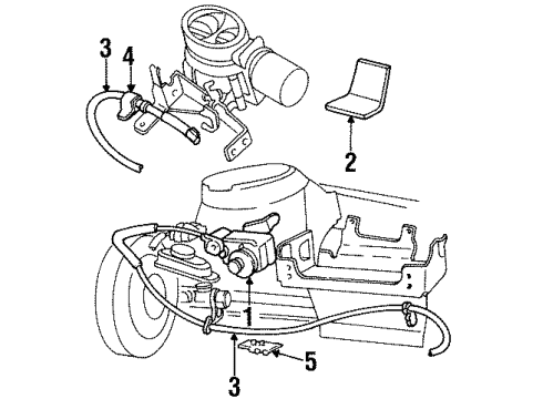 1995 Lincoln Continental Cruise Control System Diagram