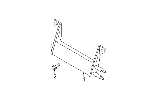 2014 Ford F-250 Super Duty Power Steering Oil Cooler Diagram
