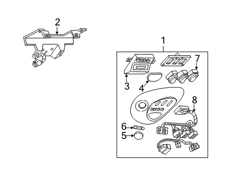 2003 Ford F-150 Overhead Console Diagram