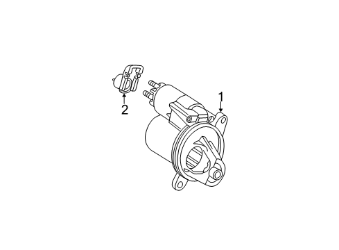 2005 Ford Explorer Starter Diagram for 1L2Z-11002-AARM
