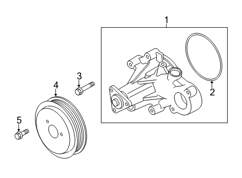 2022 Ford Mustang Water Pump Diagram