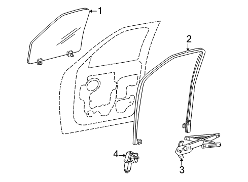 2000 Ford Expedition Front Door Diagram