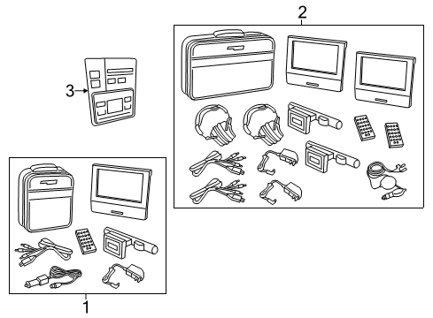 2013 Ford Police Interceptor Utility Entertainment System Components Diagram 2 - Thumbnail