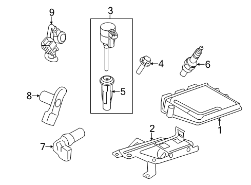 2012 Ford Fusion PCM Diagram for BE5Z-12A650-RB