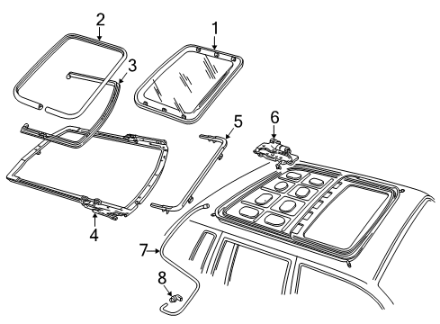 2009 Lincoln Town Car Sunroof Diagram