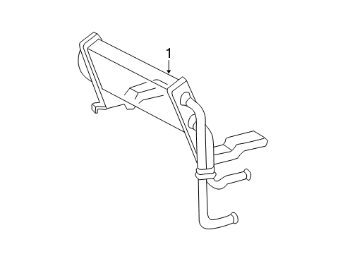 2002 Ford Expedition Power Steering Oil Cooler Diagram 2 - Thumbnail