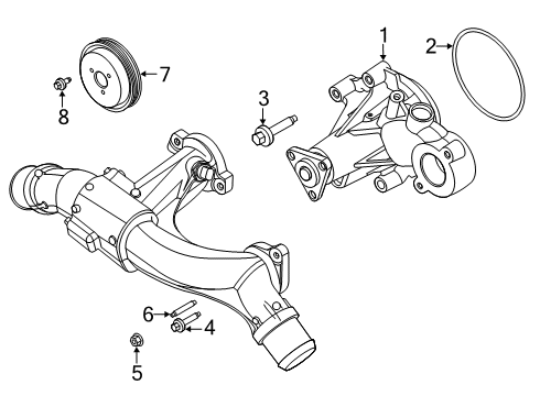 2020 Ford Mustang Water Pump Diagram 3 - Thumbnail