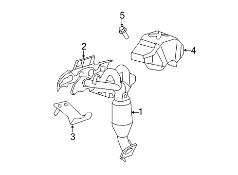 2008 Ford Escape Exhaust Manifold Diagram 1 - Thumbnail