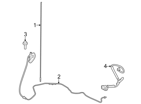 2023 Ford F-250 Super Duty Antenna & Radio Diagram