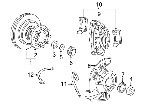 2006 Ford F-250 Super Duty Anti-Lock Brakes Diagram