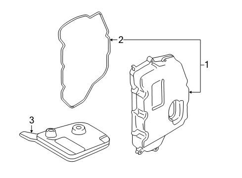 2013 Ford Escape Transaxle Parts Diagram