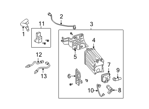 2012 Lincoln Navigator Emission Components Diagram