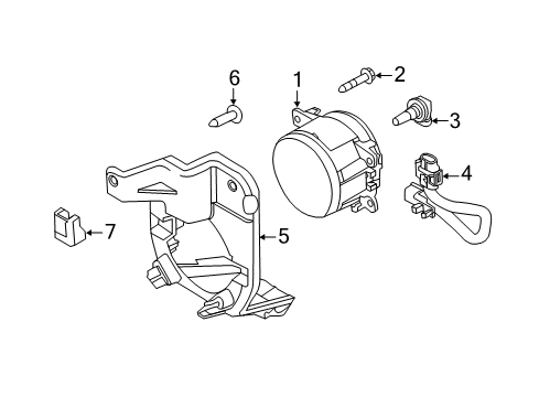 2015 Ford Police Interceptor Utility Fog Lamps Diagram
