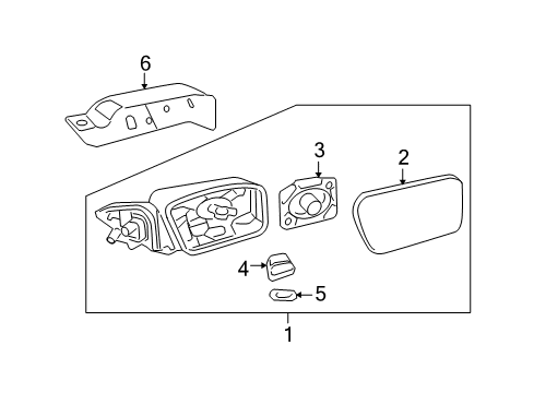 2007 Ford Fusion Outside Mirrors Diagram