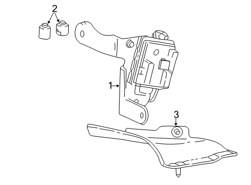 2007 Ford F-250 Super Duty Control Valve Diagram for 6C3Z-2C286-D