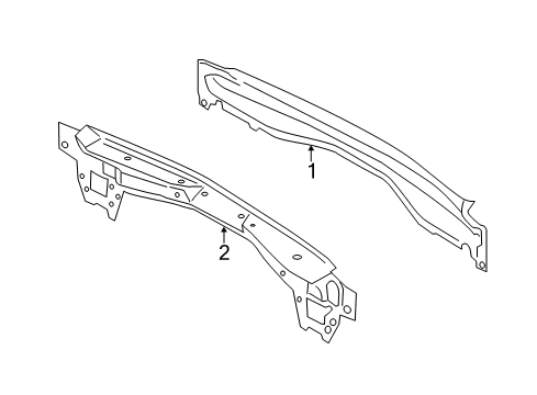 2016 Ford Escape Rear Body Panel Diagram