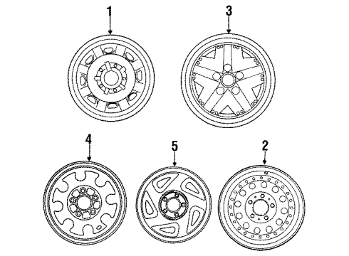 1989 Ford Ranger Wheels Diagram