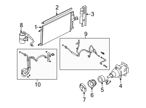 2007 Ford Escape Accumulator Diagram for 6M6Z-19C836-AB