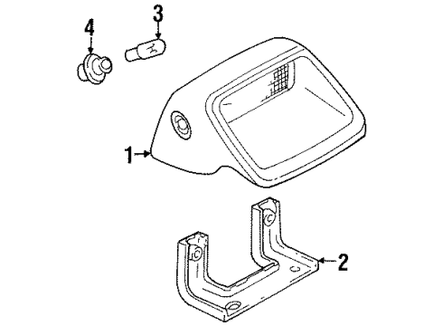 1998 Mercury Tracer Bulbs Diagram 4 - Thumbnail