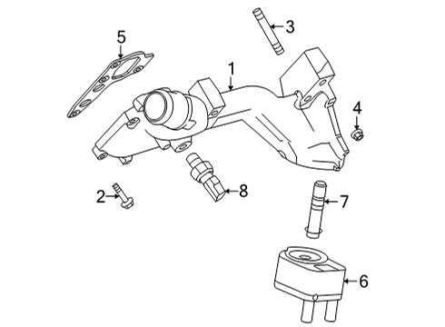 2016 Ford E-350 Super Duty Oil Cooler Diagram