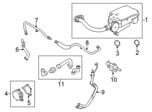 2016 Ford F-350 Super Duty Emission Components Diagram 4 - Thumbnail