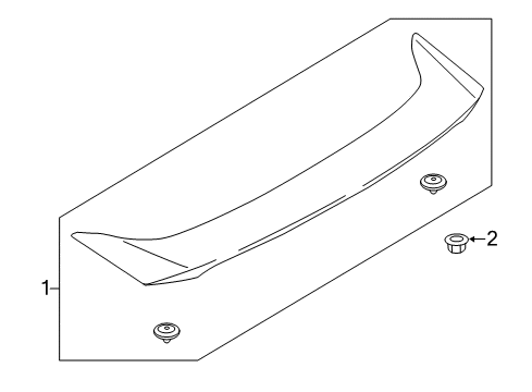 2014 Ford Fusion Rear Spoiler Diagram