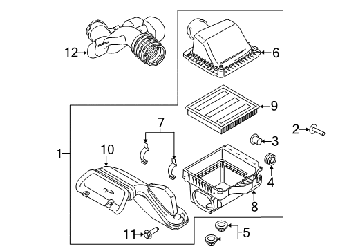 2015 Ford F-150 Air Intake Diagram