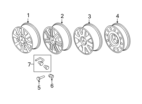 2008 Ford Taurus Wheels Diagram