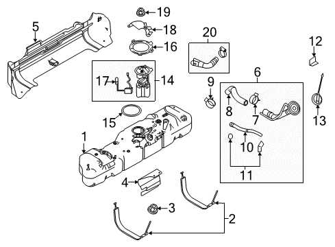 2013 Ford E-250 Fuel Supply Diagram