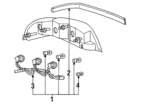 1993 Ford Crown Victoria Tail Lamps Diagram