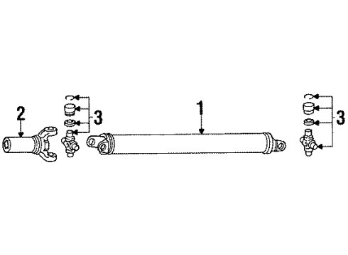 1997 Lincoln Town Car Drive Shaft Diagram