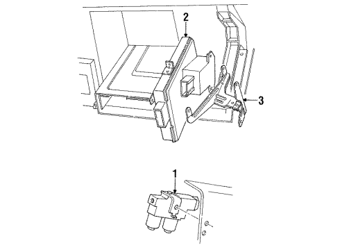1995 Ford Ranger Anti-Lock Brakes Diagram 2 - Thumbnail