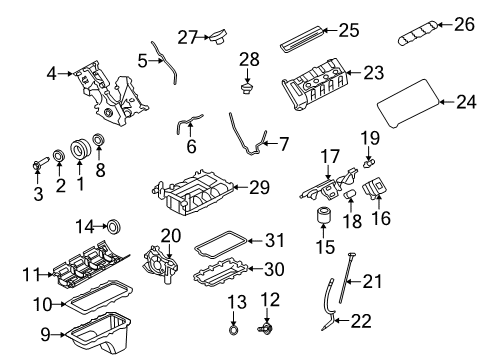 2007 Ford Mustang Fuel Filter Diagram for 2C5Z-9155-BC