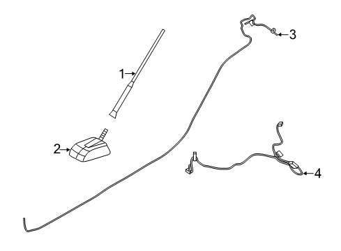 2019 Ford Fiesta Antenna & Radio Diagram