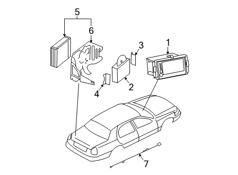 2009 Lincoln Town Car Navigation System Diagram