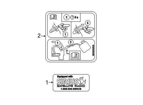 2019 Ford Expedition Information Labels Diagram