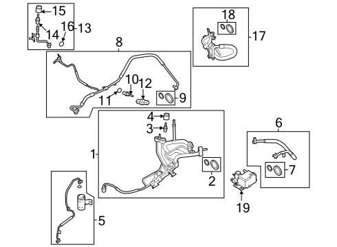 2022 Ford F-150 Lightning Condenser, Compressor & Lines Diagram 2 - Thumbnail