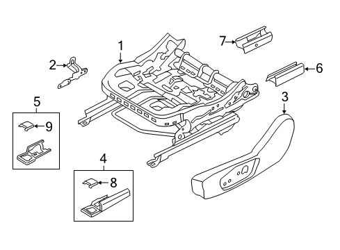2018 Ford Fusion Tracks & Components Diagram 3 - Thumbnail
