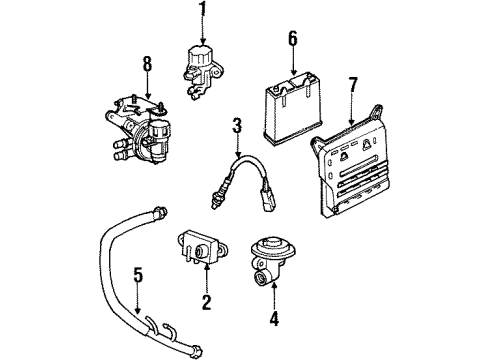 1998 Lincoln Town Car EGR System Diagram