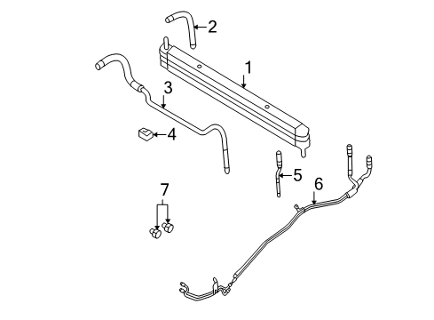 2009 Ford F-150 Pressure Line Assembly Diagram for 9L3Z-7R081-B