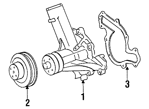 1995 Ford Thunderbird Water Pump Diagram