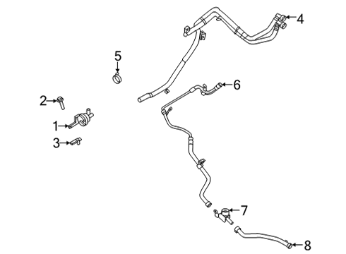 2021 Ford F-150 Heater Core & Control Valve Diagram 5 - Thumbnail