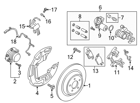 2019 Lincoln Continental Anti-Lock Brakes Diagram