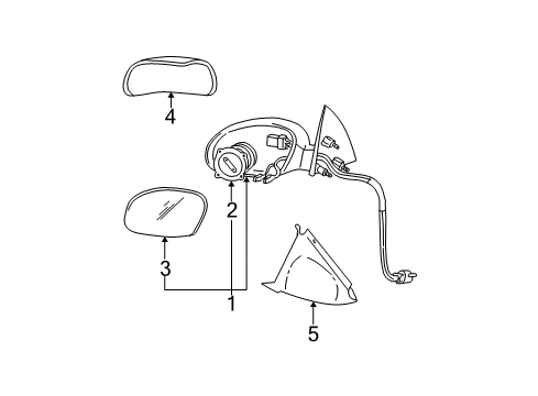 2003 Ford Taurus Outside Mirrors Diagram