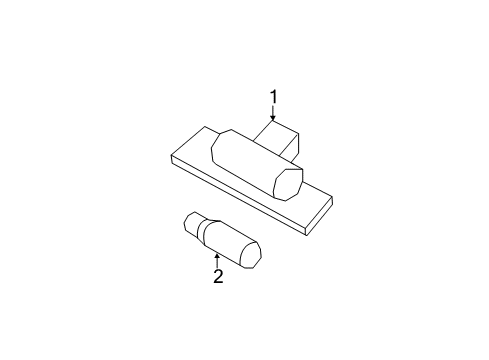 2012 Lincoln MKX Bulbs Diagram