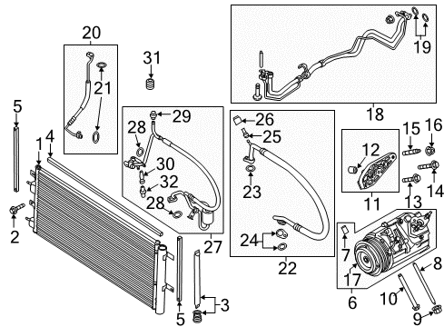 2018 Lincoln MKZ Air Conditioner Diagram