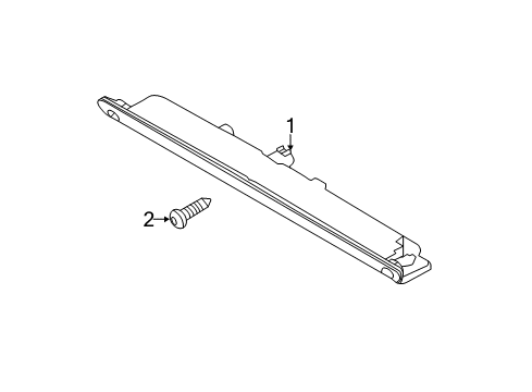 2015 Ford Focus High Mount Lamps Diagram
