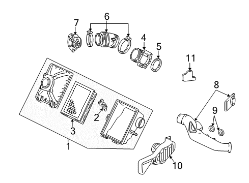 2003 Ford Taurus Air Intake Diagram