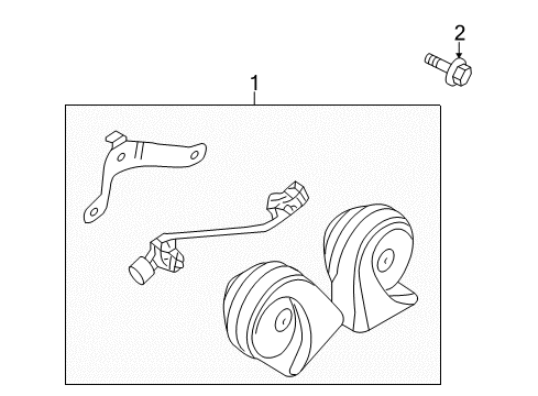 2009 Ford Taurus X Horn Diagram